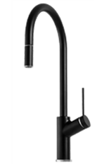 Vilo Matte Black Pull Out Mixer from Oliveri