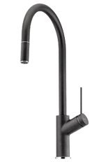 Vilo Black Granite Pull Out Mixer from Oliveri